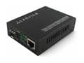 Miniatyrbild 1 av 4: Lanview - Fibermediekonverterare - 1GbE - över CAT 5/5e/6/6a/7 - 10GBase-T, 1000Base-SX, 1000Base-LX, 1000Base-LH, 1000Base-ZX - SFP (mini-GBIC) / RJ