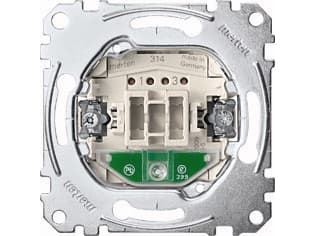 Merten MEG3102-0000, Vippebryter, 2P, Metallisk, IP20, 250 V, 10 A