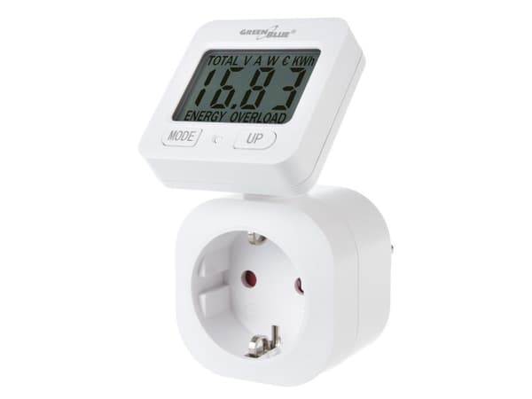 GreenBlue energy meter, wattmeter, 16A, max. 3680W, memory sub-meter, GB615 E