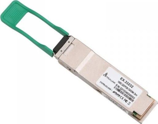 Extralink QSFP28 | QSFP28-moduuli | 100Gb/s, 2 km, yksimuototekniikka, Duplex LC -moduuli