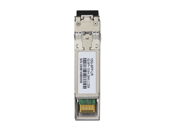 DELTACO - SFP+ sändar/mottagarmodul - 10GbE - 10GBase-LR - LC enkelläge - upp till 20 km - 1310 nm