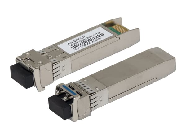 DELTACO - SFP+ sändar/mottagarmodul - 10GbE - 10GBase-LR - LC enkelläge - upp till 20 km - 1310 nm