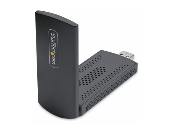 StarTech.com Wi-Fi 6E USB Adapter/Dongle, For Desktop/Laptop PC, Wireless NIC w/Foldable Antenna, WiFi Adapter Supports 802.11 b/g/n/ac/ax, 2.4/5/6 G