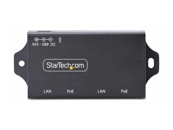 StarTech.com AF221CE-POE-INJECTOR, Gigabit Ethernet, Fast Ethernet, 10,1000,100 Mbps, 10/100/1000, IEEE 802.3ab, IEEE 802.3af, IEEE 802.3i, IEEE 802.