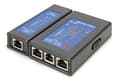 Miniatyrbilde 3 av 5: Digitus DN-14001-2, PoE-tester, RJ-45, Kontinuitetstesting, Tverrforbindende testing, PoE testing, Skjermingstesting, Kortslutningstesting, Sort, 120