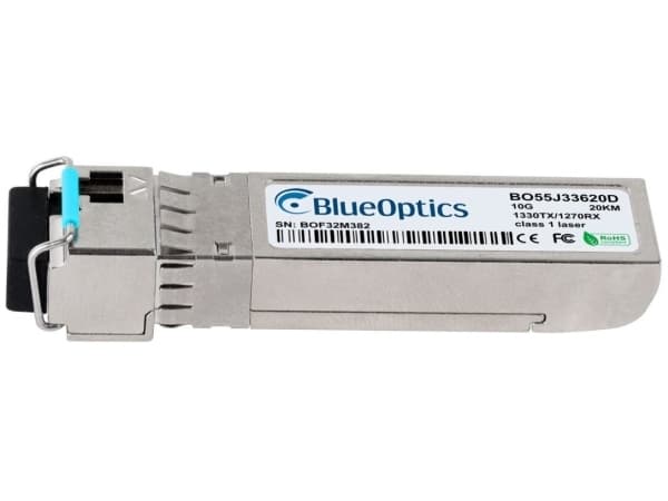 BlueOptics BO55J33620D, Fiberoptikk, 10000 Mbit/s, SFP+, 9/125 µm, 20000 m, 1330 nm