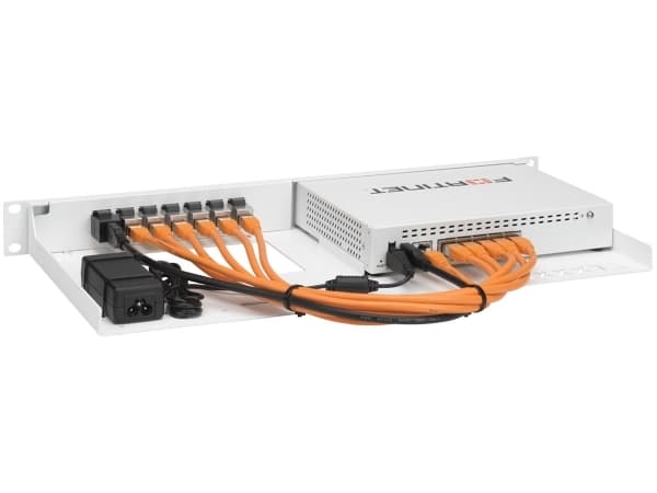 Rackmount.IT RM-FR-T14I - Monteringssett for nettverksenhet - rackmonterbar - RAL 9003 - 1U - 19"