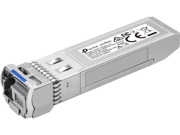 TP-Link Omada SM5110LSA-10, valokuitu, 10312 Mbps, SFP+, LC (UPC), 9/125 µm, 10000 m