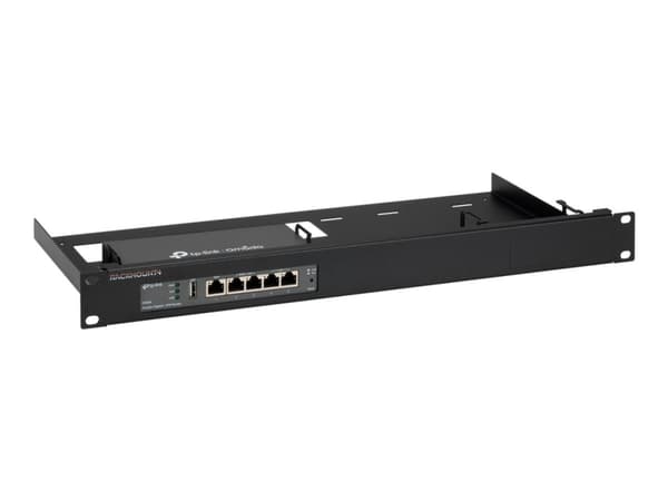 Rackmount.IT RM-OM-T1 - Monteringssats för nätverksenhet - rackmontering - gagatsvart - 1U - 19" - för P/N: AC-BP3-BLK