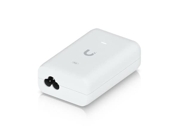Ubiquiti UACC-PoE+-2.5G, 2.5 Gigabit Ethernet, 10,100,1000,2500 Mbit/s, White, Status, Over current, Peak pulse, Surge protection, 48 V