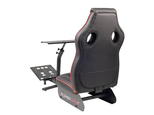 Subsonic SA5681, Racing cockpit, Sort, Rød, Kunstig lær, Netting, Metall, Superdrive(GS850-X, SV750), Thrustmaster(T248, T300 RS, TX Racing Wheel, T1