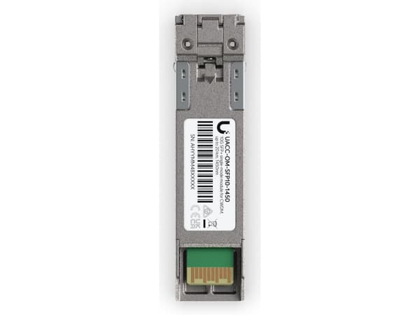 Ubiquiti UACC-OM-SFP10-1450, Fiberoptik, 11300 Mbit/s, SFP+, LC (UPC), 20000 m, 1450 nm
