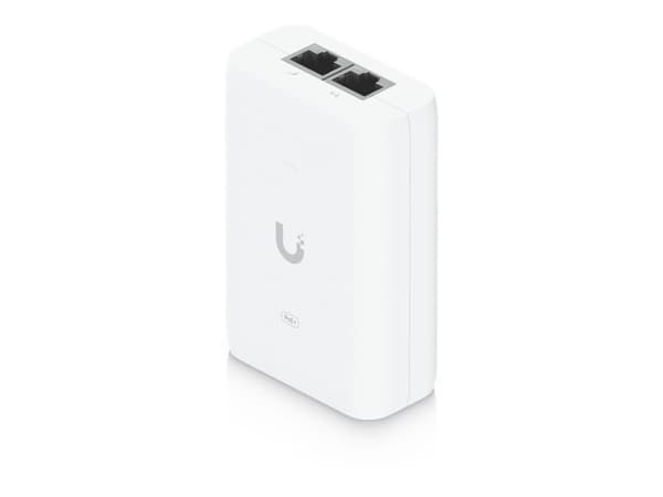 Ubiquiti U-POE-AF, Gigabit Ethernet, 1000 Mbit/s, Hvit, CE, FCC, IC, UL, 48 V, 100-240 V