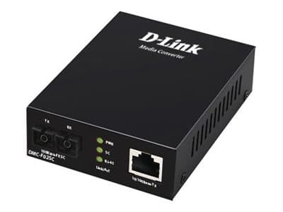 D-Link DMC F02SC - Kuitumuunnin - 100Mb LAN - 10Base-T, 100Base-FX, 100Base-TX - RJ-45 / SC multimode - enintään 2 km - 1310 nm