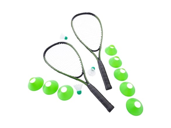Pure4Fun | Speed Badminton Set, 58x21cm | Juodas/Žalias