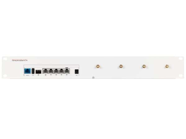 Rackmount.IT RM-FR-T23 - Monteringssett for nettverksenhet - rackmonterbar - signalhvit - 1.3U - 19"