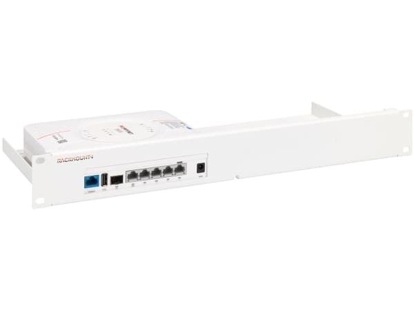 Rackmount.IT RM-FR-T23 - Monteringssett for nettverksenhet - rackmonterbar - signalhvit - 1.3U - 19"