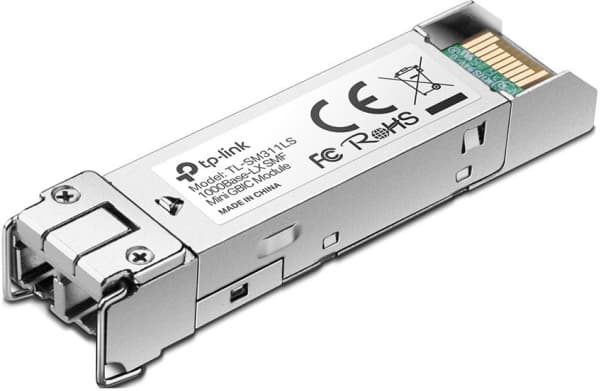 TP-Link TL-SM311LS, Fiber optisk, 1250 Mbit/s, mini-GBIC/SFP, LC (UPC), 9/125 µm, 10000 m
