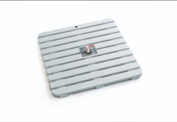 Shower mat 55x55cm white 8411801206744