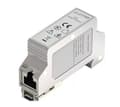 Miniatyrbilde 2 av 3: Lanview - PoE-overspenningsvern (DIN-skinnemonterbar) - 1 input port, supports 8 lines network signals - utgangskontakter: 1 - grå