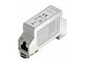 Miniatyrbilde 1 av 3: Lanview - PoE-overspenningsvern (DIN-skinnemonterbar) - 1 input port, supports 8 lines network signals - utgangskontakter: 1 - grå