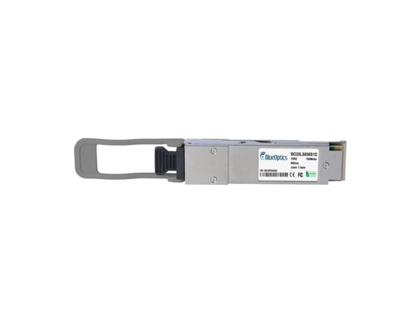 Kompatibler Huawei 02311QUK BlueOptics BO25LS856S1D QSFP28 Transceiver, LC-Duplex, 100GBASE-SWDM4, Multimode Fiber, 850nm Band, 100 Meter, 0°C/+70°C,
