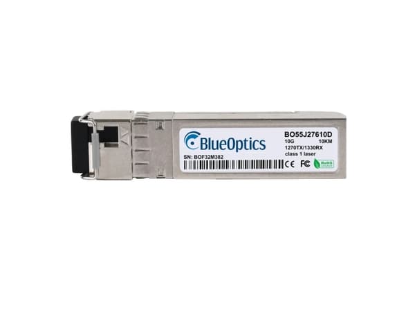 BlueOptics BO55J27610DIN, Fiberoptisk, 10000 Mbit/s, SFP+, LC, BX-U, 10000 m
