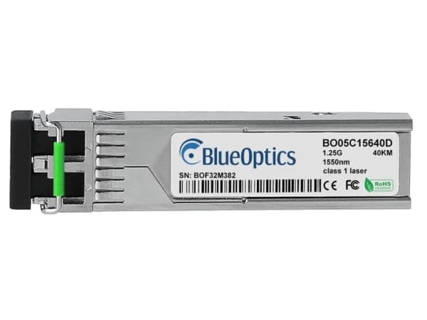 BlueOptics BO05C15640DIN, Fiberoptik, 1250 Mbps, SFP, LC, EX, 40000 m