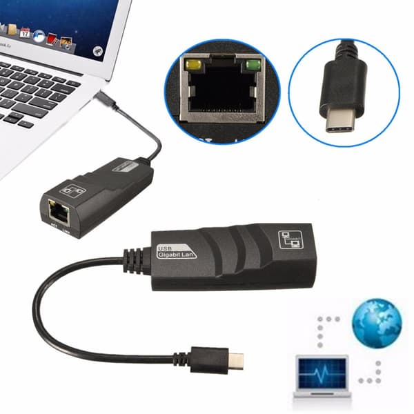 USB-C til Ethernet-adapter