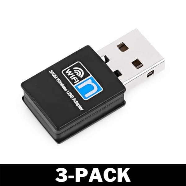 Koppla WIFI via USB - Trådlös Adapter 300 mbps