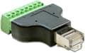 Miniatyrbild 2 av 4: DeLOCK terminalblocksadapter, RJ45 hane, 8-pin