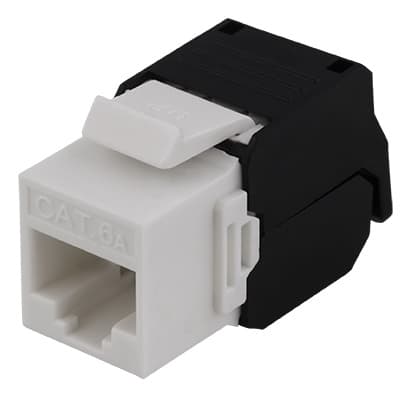 DELTACO UTP Cat6a Keystone-kontakt, "Verktøyfri