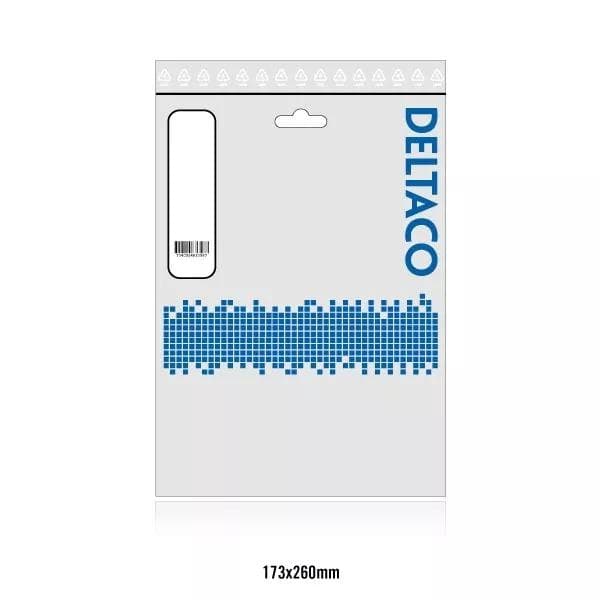 DELTACO RJ45 connector for patch cable, Cat5e, shielded, 20pcs