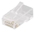 Miniatyrbillede 2 af 3: DELTACO RJ45 connector for patch cable, Cat6a, unshielded, 20pcs