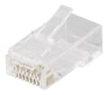 Miniatyrbillede 1 af 3: DELTACO RJ45 connector for patch cable, Cat6a, unshielded, 20pcs
