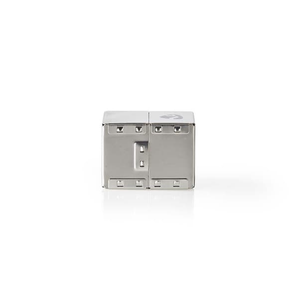 Nedis Nettverkskobling | CAT6 | Skjermet | RJ45 Hun | RJ45 Hun | Rett | Metall | Boks