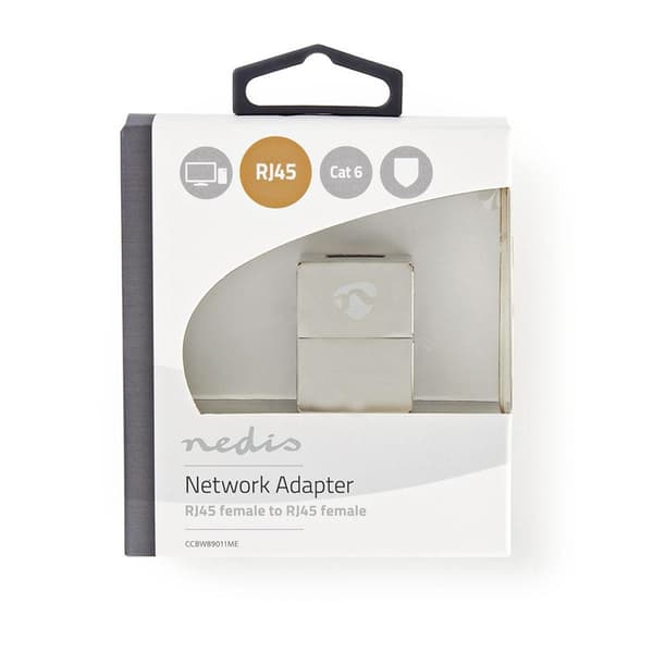 Nedis Nettverkskobling | CAT6 | Skjermet | RJ45 Hun | RJ45 Hun | Rett | Metall | Boks
