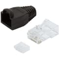 Miniatyrbild 2 av 3: LogiLink Modularplugg + Böjskydd Cat6 Oskärm 100+100st