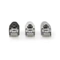 Miniatyrbilde 3 av 7: Nedis RJ45-kontakt | RJ45 Pass Through | Solid/Stranded FTP CAT6 | Rett | Gull belagt | 10 stk. | PVC | Grå / Hvit / Sort | Boks