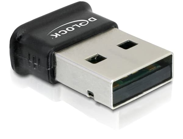 DeLOCK Bluetooth 4.0 klasse 2(10m), USB 2.0, 3 Mb/s,  sort