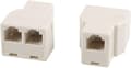 Miniatyrbild 2 av 2: RJ11 Splitter 1-2st nätverksuttag
