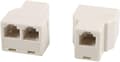 Miniatyrbild 1 av 2: RJ11 Splitter 1-2st nätverksuttag