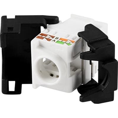 DELTACO UTP Cat6 Keystone stik, "Tool-free"