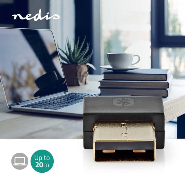 Nedis Bluetooth dongle | 5.1 | Bluetooth / USB | 20 m