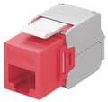 Pikkukuva 1 / 5: Goobay Keystone-modul RJ45 CAT 6A, UTP 16,5 mm bred, krokodiltyp, klämlist för verktygslös IDC-montering