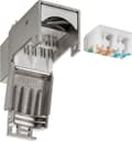 Miniatyrbillede 5 af 5: Goobay Keystone modul RJ45 CAT 6, STP, 250 MHz 17,0 mm bred, krokodilletype, til værktøjsfri IDC-montering, snap-in-system