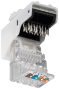 Miniatyrbilde 5 av 5: Goobay Keystone-modul RJ45 CAT 5e, UTP, 100 MHz 18,11 mm bred, RJ45-kontakt (8P8C), snap-in-system