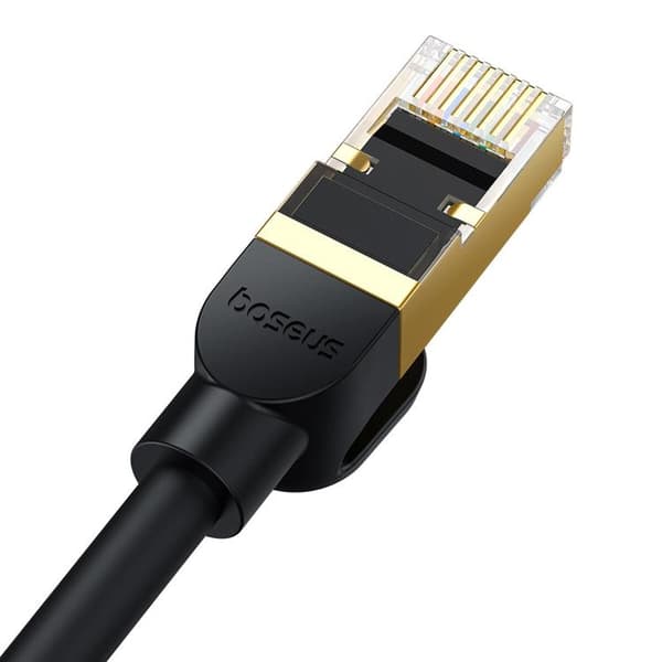 Baseus Nätverkskabel CAT8 40Gb/s 1m - Svart