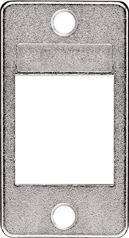 Goobay Keystone-beslag til montering af enhed og hus egnet til Keystone-port med 19,2 x 14,9 mm