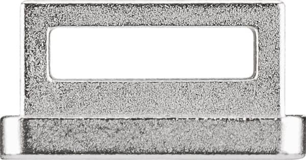 Goobay Keystone-beslag til montering af enhed og hus egnet til Keystone-port med 19,2 x 14,9 mm